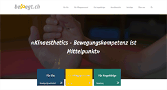 Desktop Screenshot of bewegt.ch